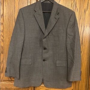Classic Gray/black/brown wool Men's Blazer size 42R